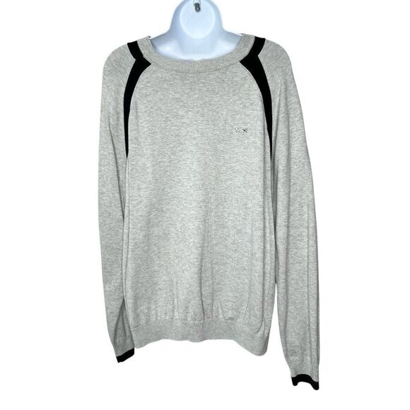 Lacoste Men’s Crew Neck Long Raglan Sleeve Cotton Sweater 6 XL - Picture 1 of 6